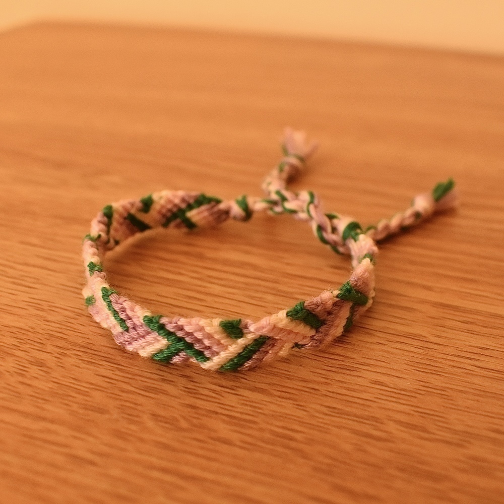 Violet Forest Woven Bracelet